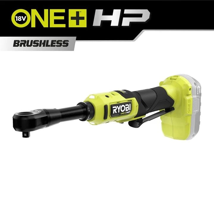 Ryobi RRW1838X-0 18V ONE+ HP Cordless Brushless ⅜ ″ Ratchet Wrench (Bare Tool)