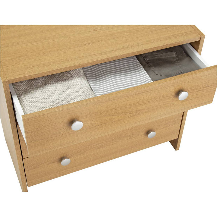 Home Seville 3 Drawer Chest of Drawers - Oak Effect