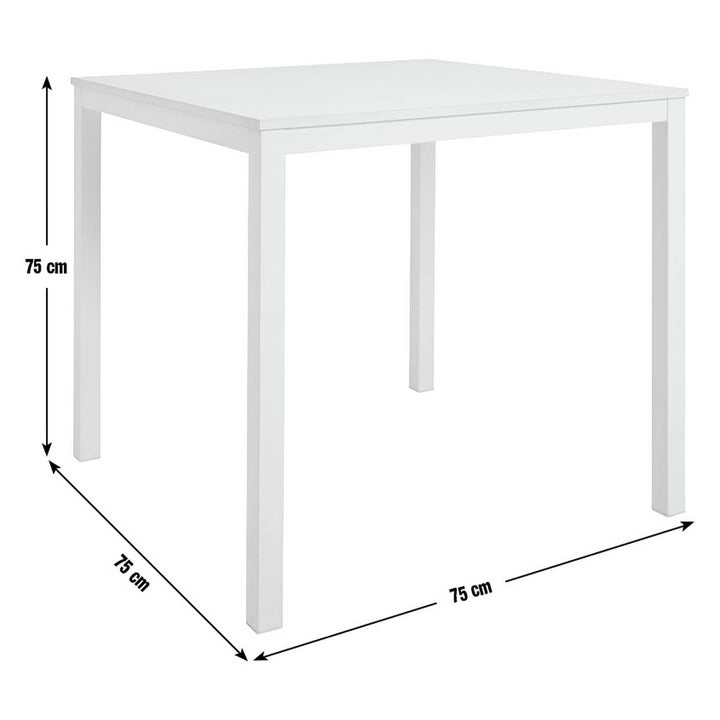 Home Toby 2 Seater Dining Table - White