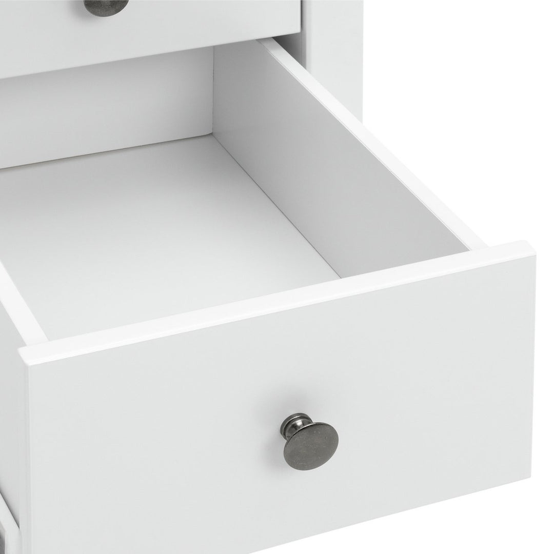 Habitat Minato 3 Drawer Bedside Table - White