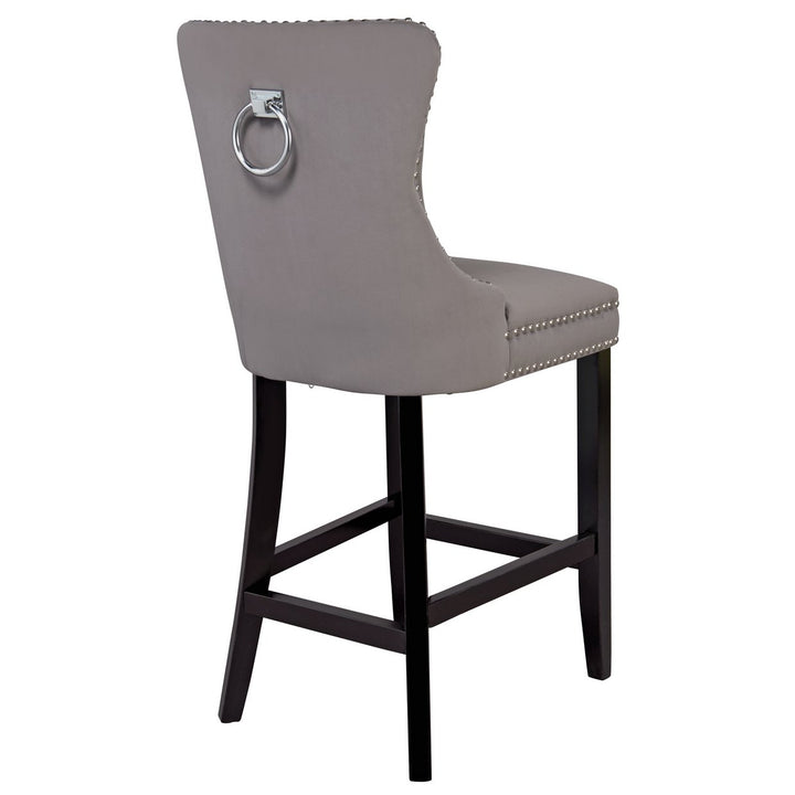 Home Princess Stud Bar Stool - Charcoal