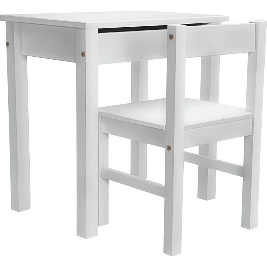 Kids Scandinavia Desk and Chair - White