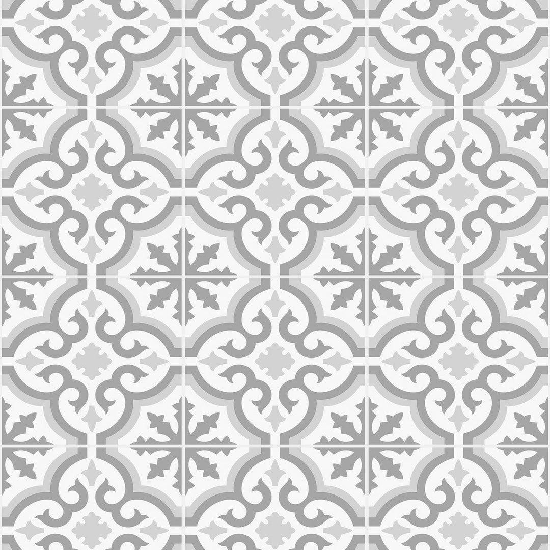 Contour Grecian Grey Wallpaper