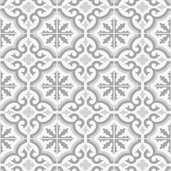 Contour Grecian Grey Wallpaper