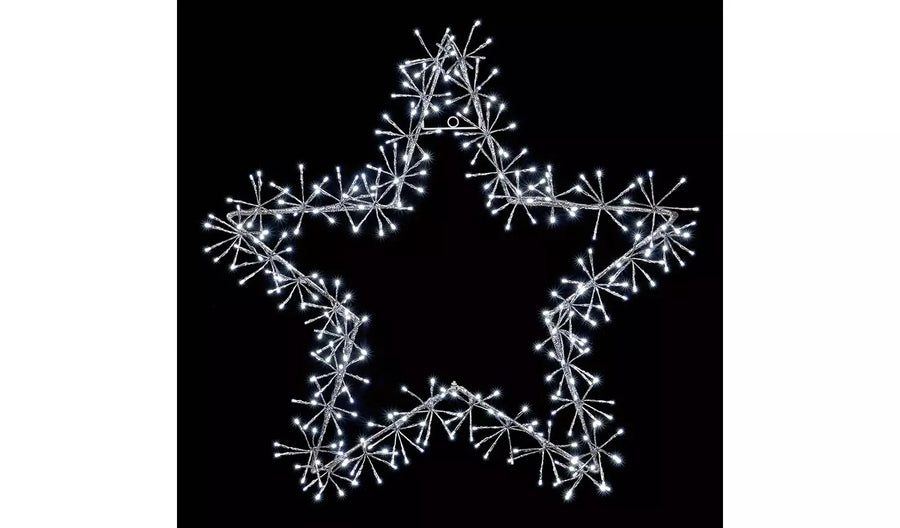 Premier Decorations White Star Shaped Christmas Lights