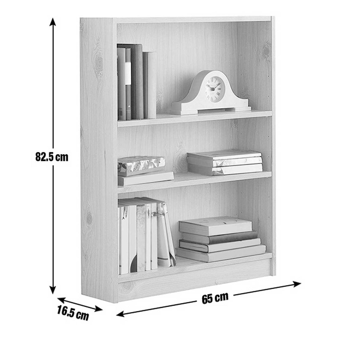 Home Apley Short Bookcase - White