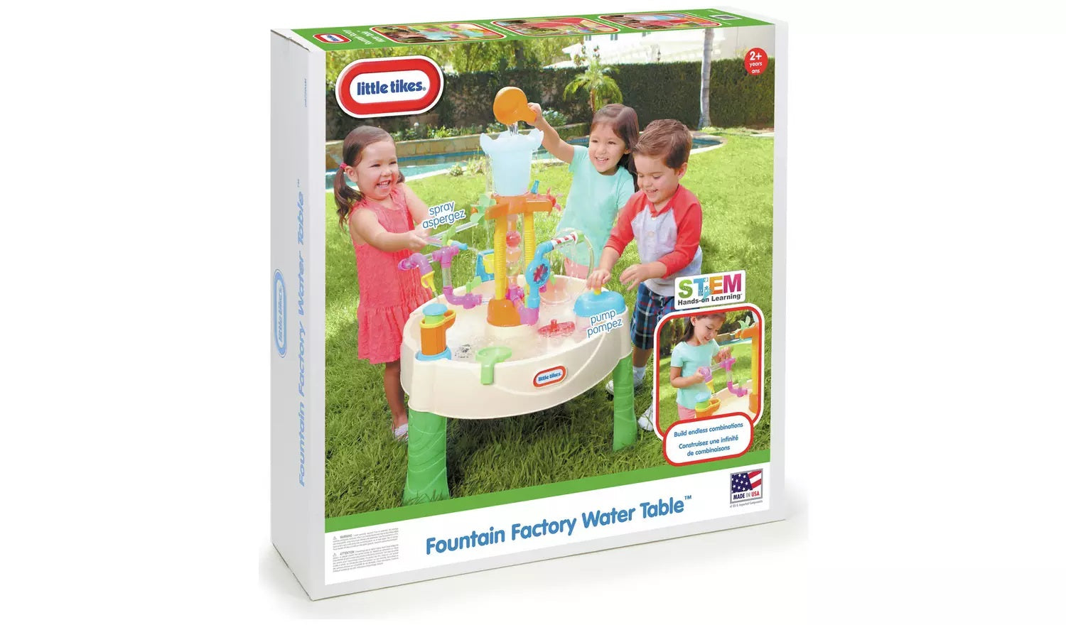 Little Tikes Fountain Factory Water Table GED Outlet