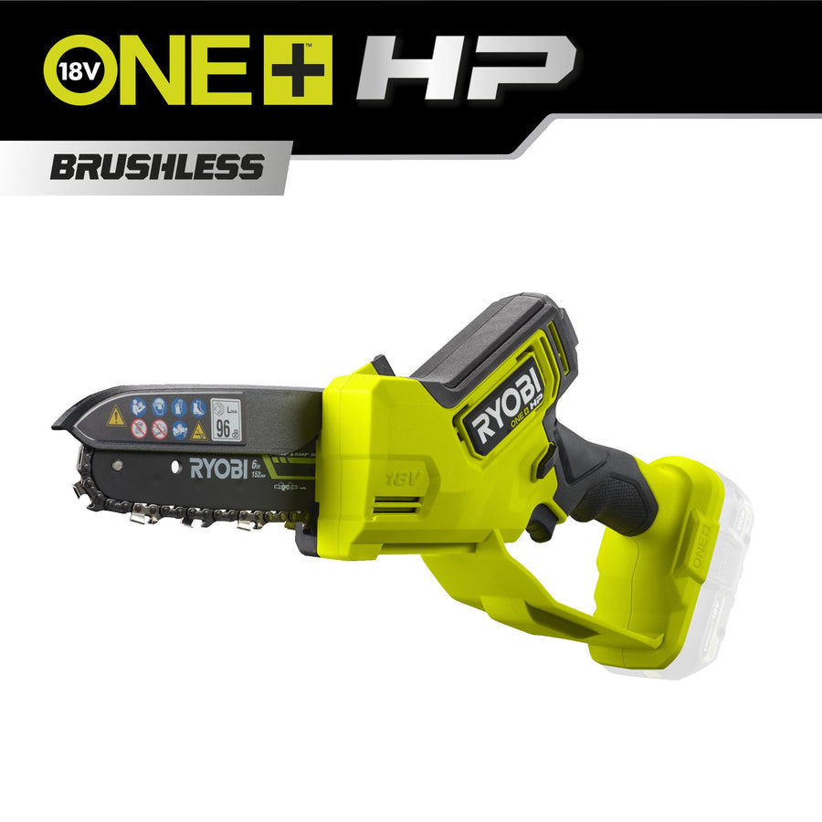 Ryobi 18V ONE+ Cordless Brushless 15cm HP Pruning Saw (Bare Tool)