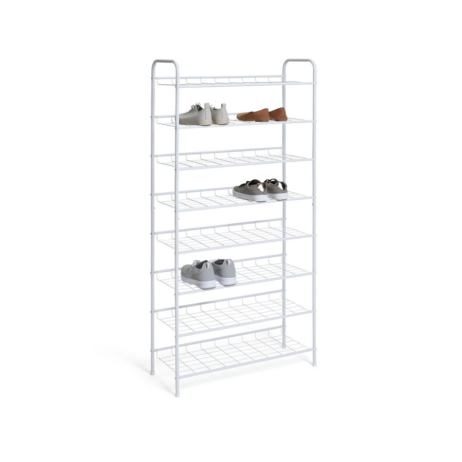 Home Jorn 8 Tier Shoe Rack - White