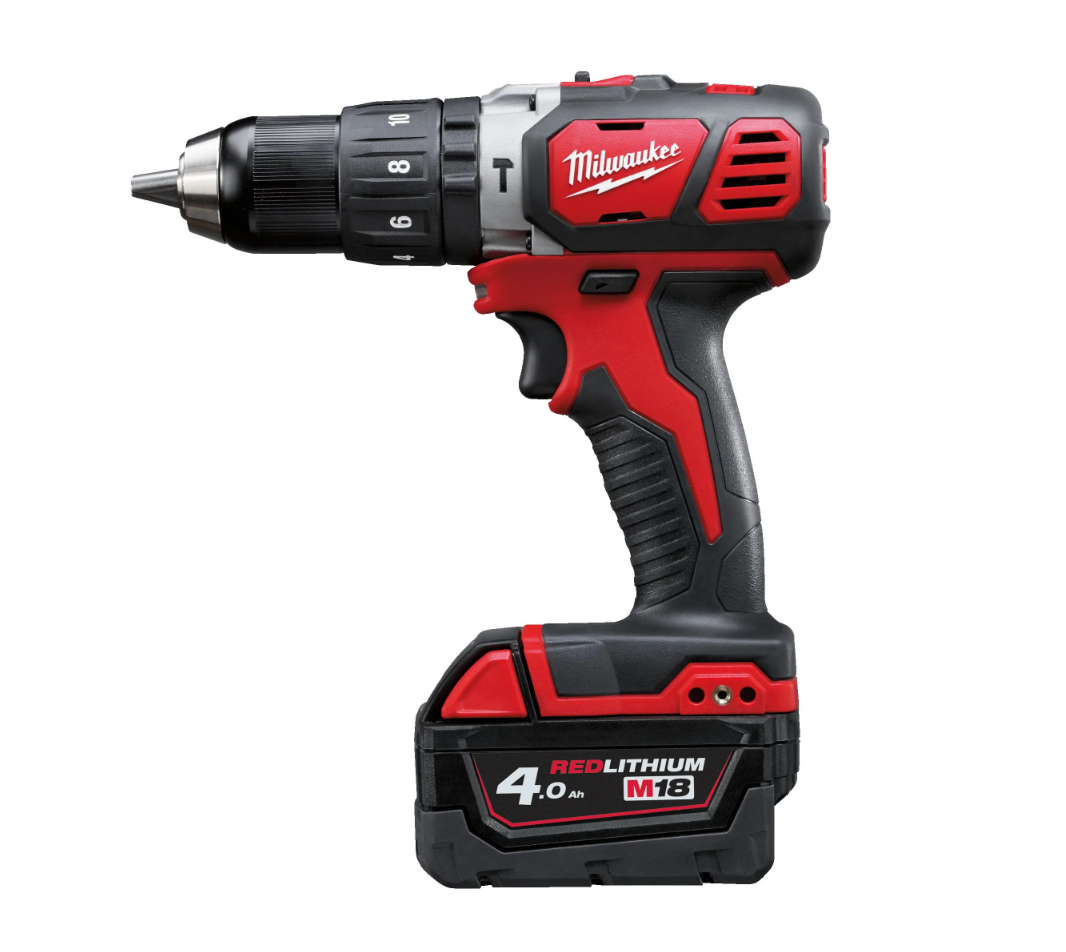 Milwaukee M18BPP4C-402B 18V 2 x 4.0Ah Li-Ion RedLithium Cordless 4 Piece Kit