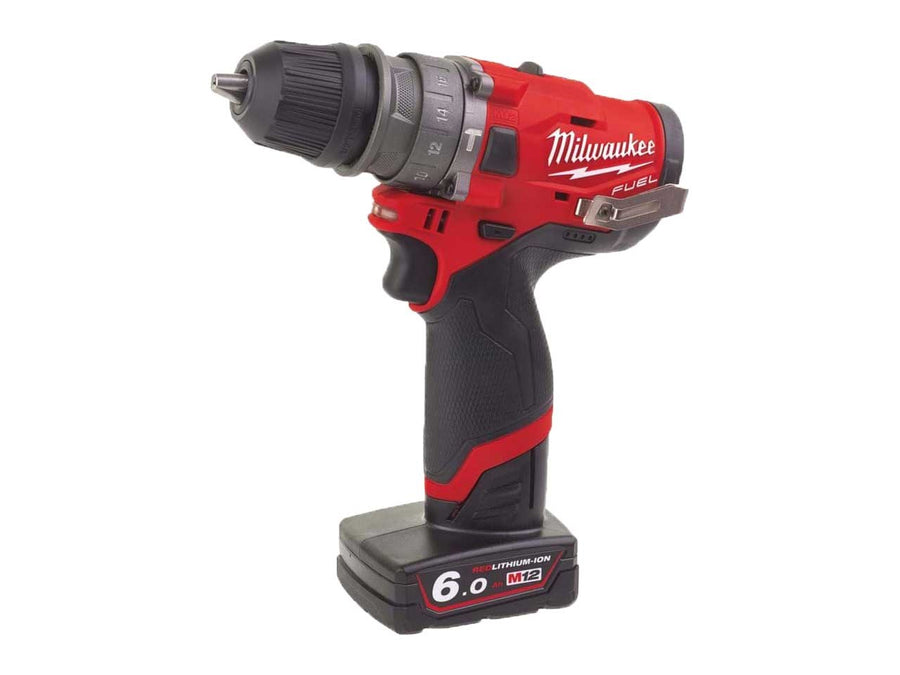 Milwaukee M12FPDXKIT-602X 12v Fuel Removable Chuck Percussion Drill (No Extra Heads)