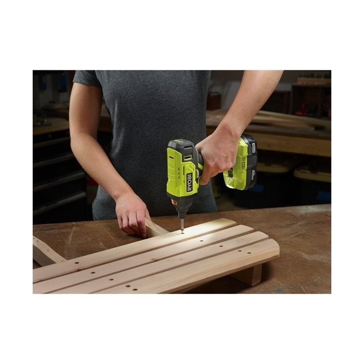 Ryobi R18ID2-120S 18V ONE+ Cordless Impact Driver Starter Kit (1 x 2.0Ah)