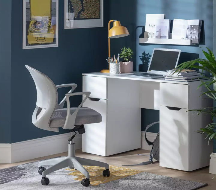 Habitat Beck Mesh Office Chair - Grey