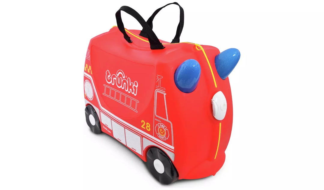 Trunki Terrance 4 Wheel Hard Ride On Suitcase - Blue