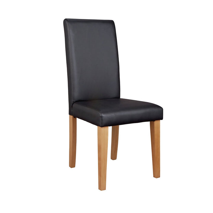 Home Pair of Midback Dining Chairs - Black