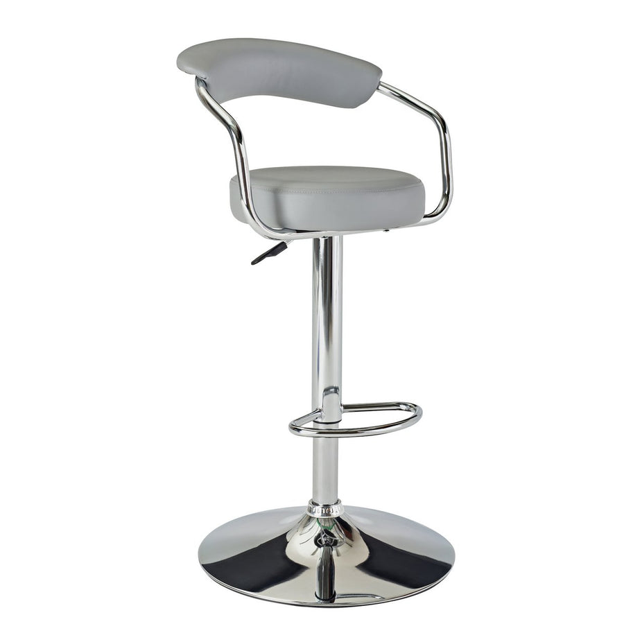 Home Executive Gas Lift Bar Stool - Grey