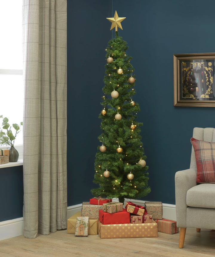 Home Green Pencil Christmas Tree - 6ft