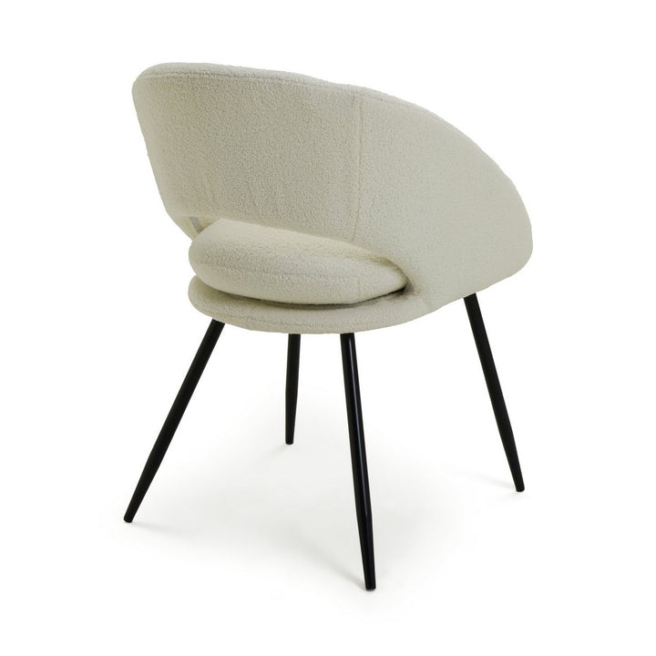 Habitat Hermione Boucle Chair - Cream