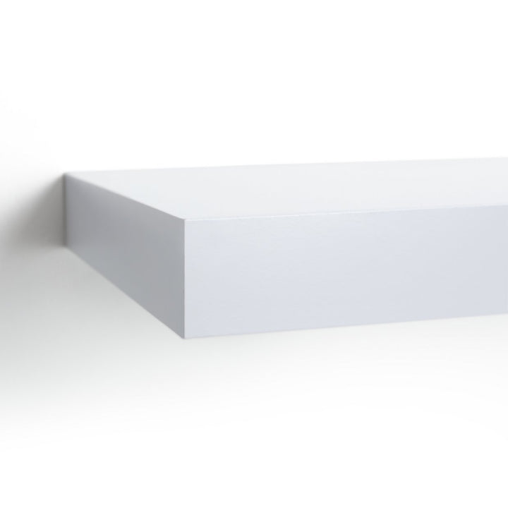 Habitat Jak 80cm Floating Shelf - High White Gloss