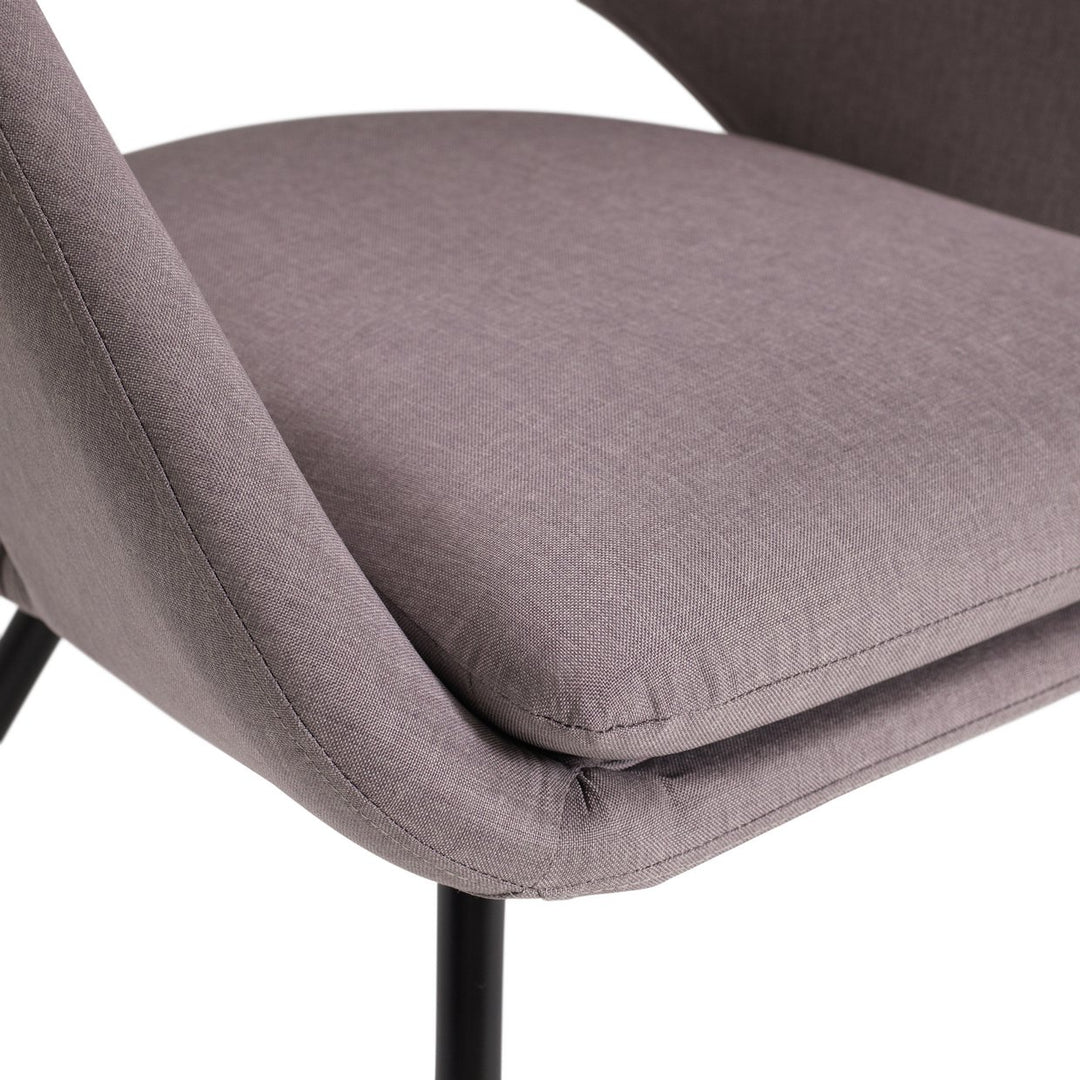 Habitat Hermione Fabric Chair - Grey