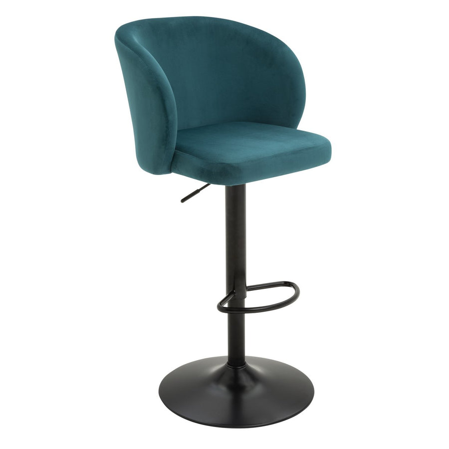 Home Alice Velvet Bar Stool - Teal