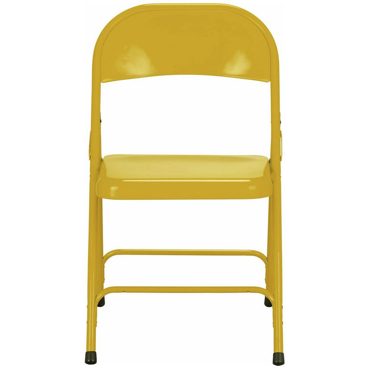 Habitat Macadam Metal Folding Chair - Yellow