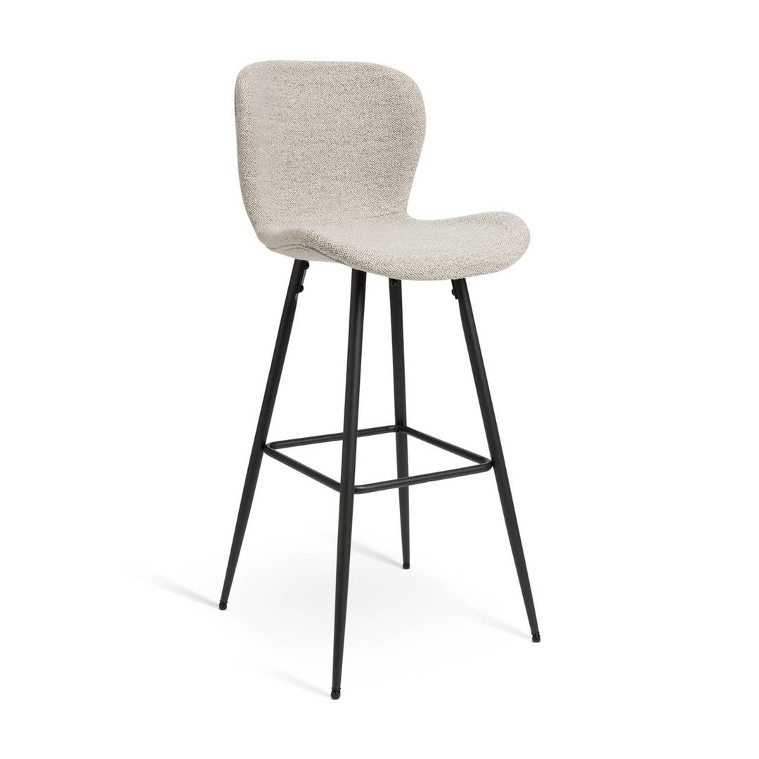 Habitat Etta Pair of Fabric Bar Stools - Natural