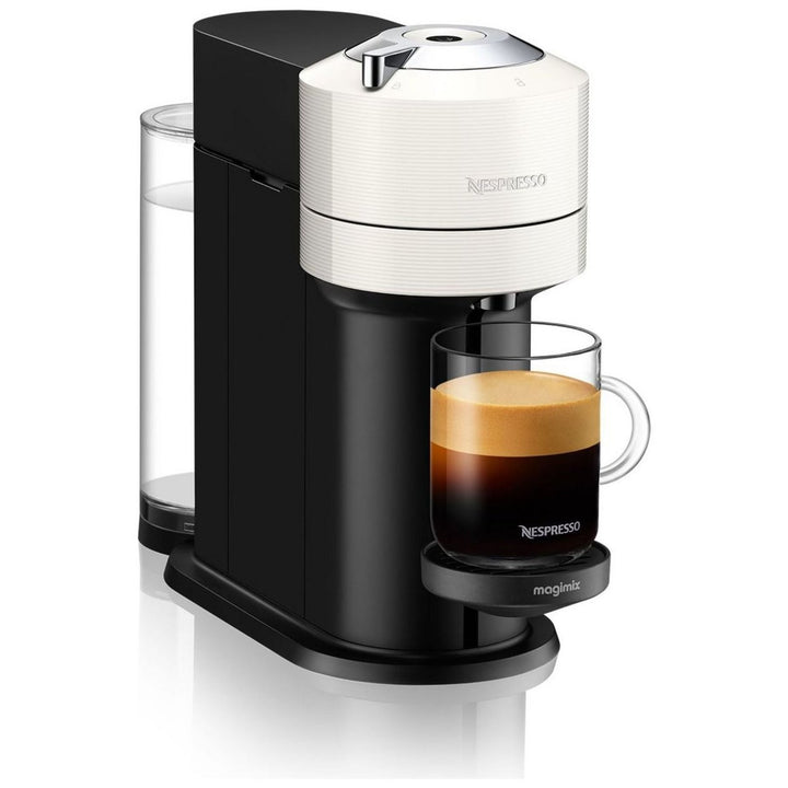 Nespresso Vertuo Next Pod Coffee Machine Bundle Magimix White