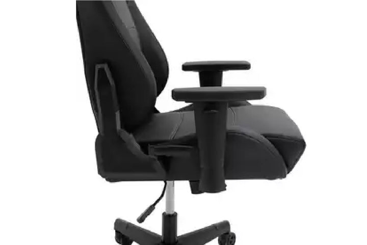 Home Veda Faux Leather Office Gaming Chair - Black