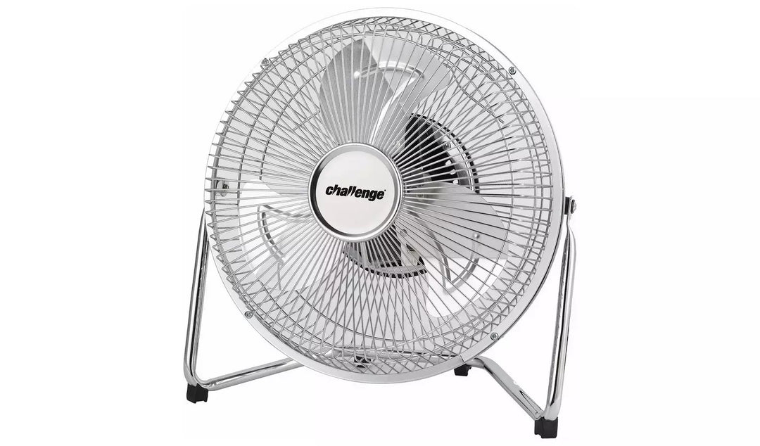 Challenge Chrome Desk Fan - 9 Inch