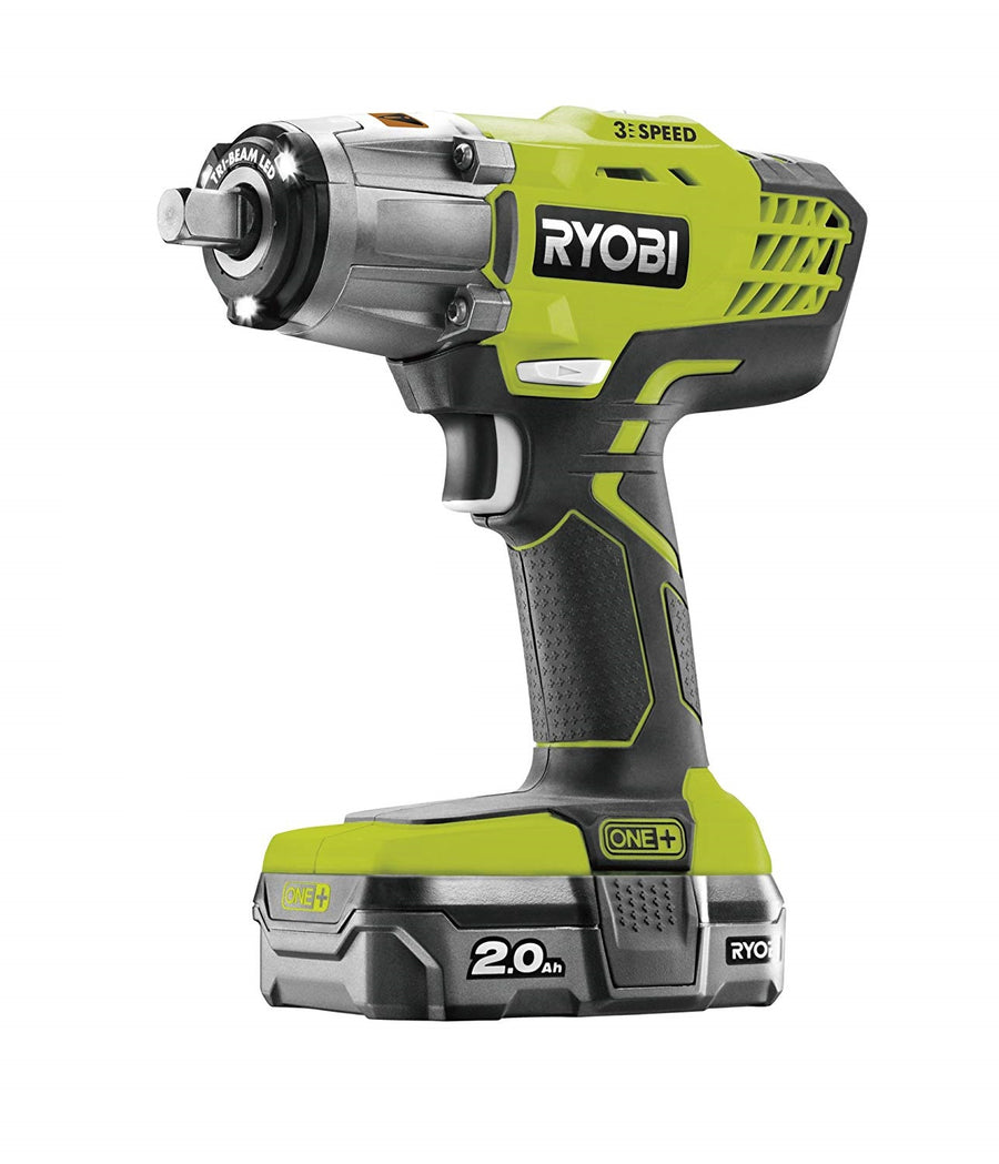 Ryobi R18IW3-120S One+ 18v Cordless 3 Speed Impact Wrench