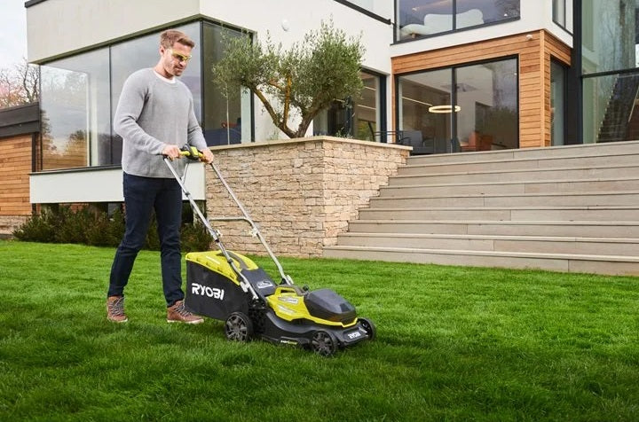 Ryobi 18V ONE+ 37cm Cordless Brushless Lawn Mower (Bare Tool)