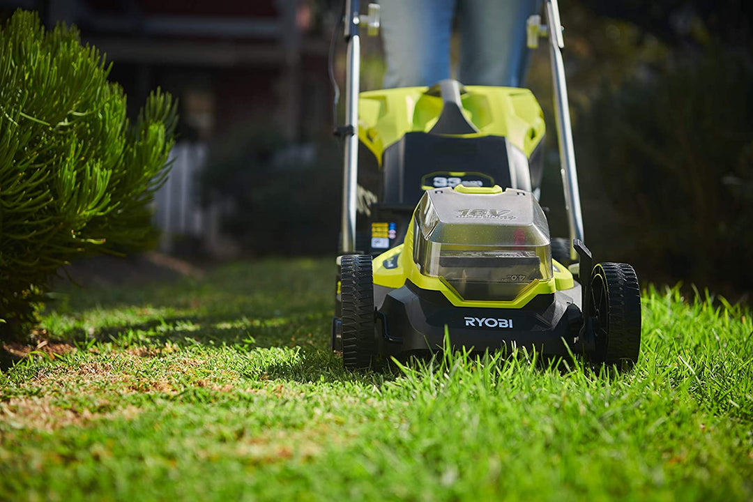 Ryobi RLM18X33B50LT23A 18V ONE+™ Cordless 33cm Lawnmower & 23cm Grass Trimmer (1 x 5.0Ah) 