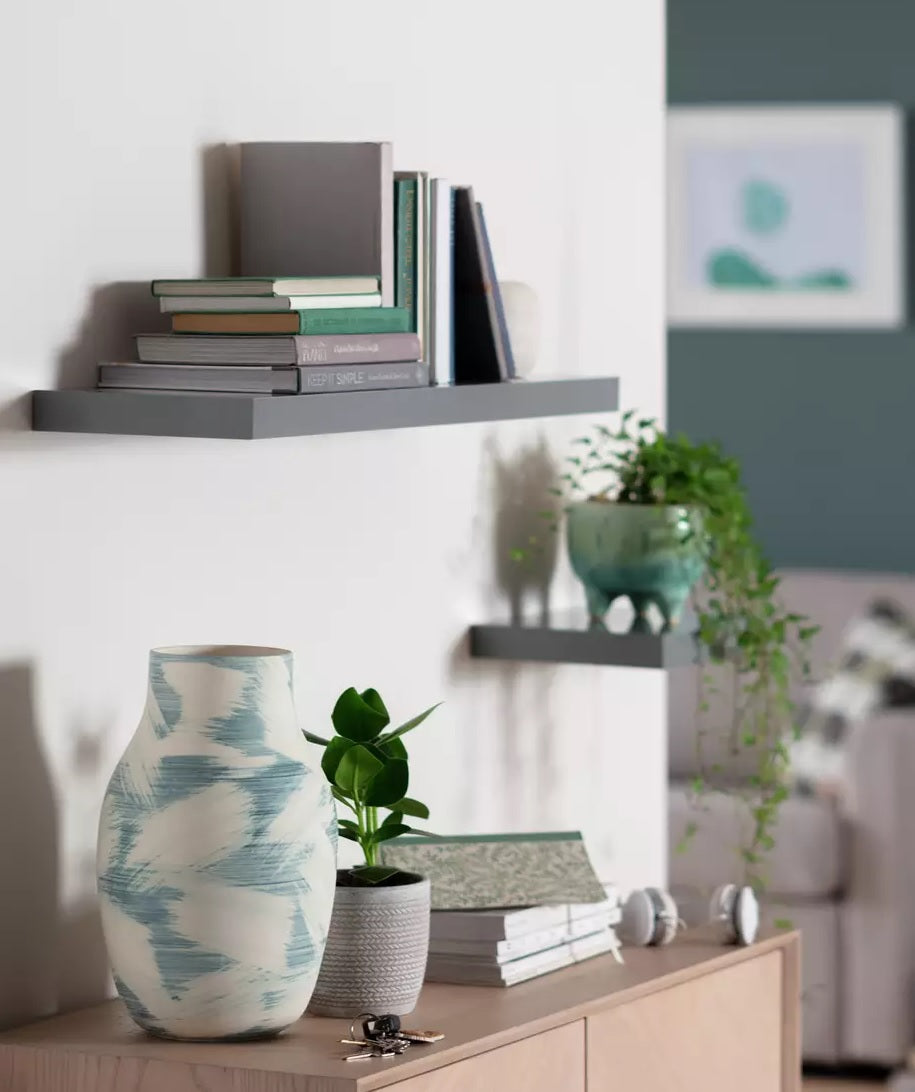 Habitat Jak 80cm Floating Shelf - Grey