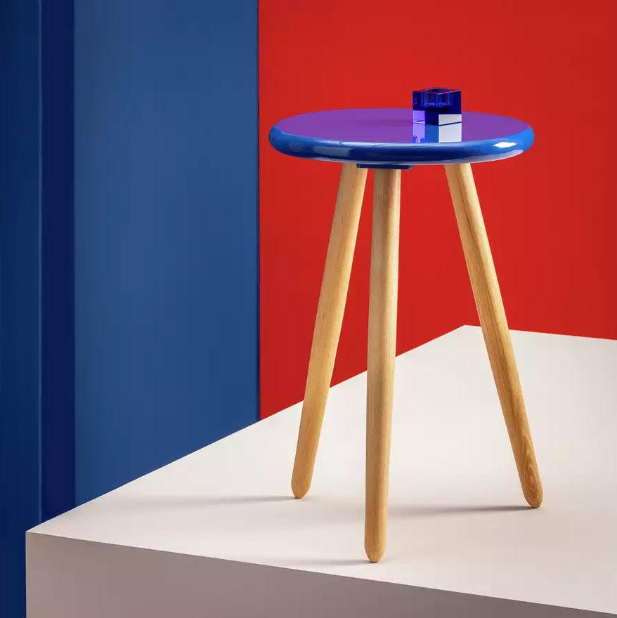 Habitat 60 Yumemi Side Table by Felix Conran - Blue