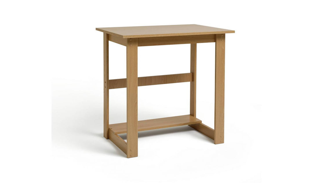 Home Office Desk - Beech Effect