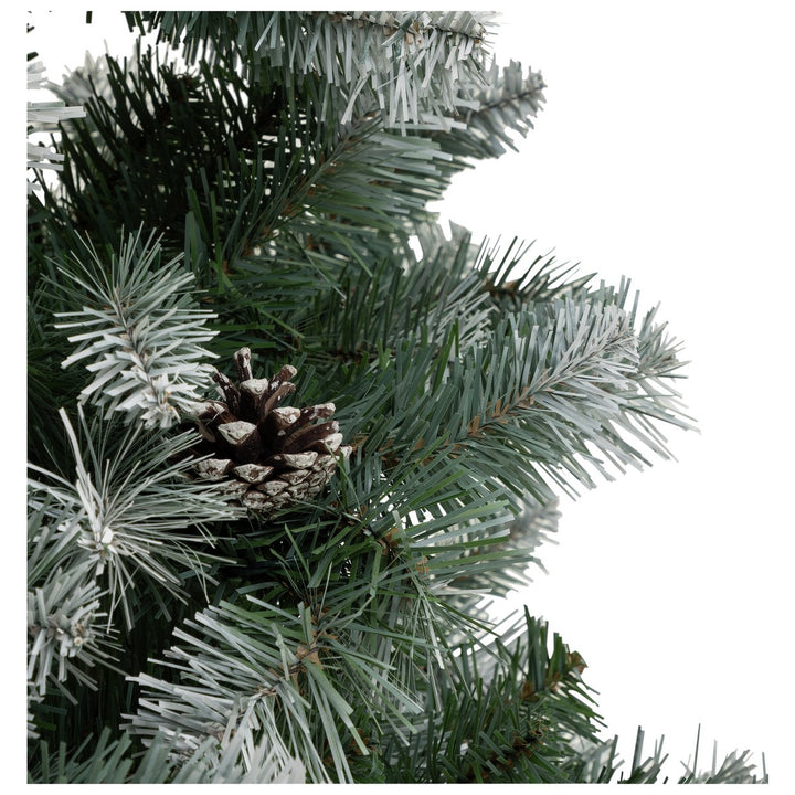 Habitat 5ft Pre lit Blue Oscar Pine Cone Christmas Tree