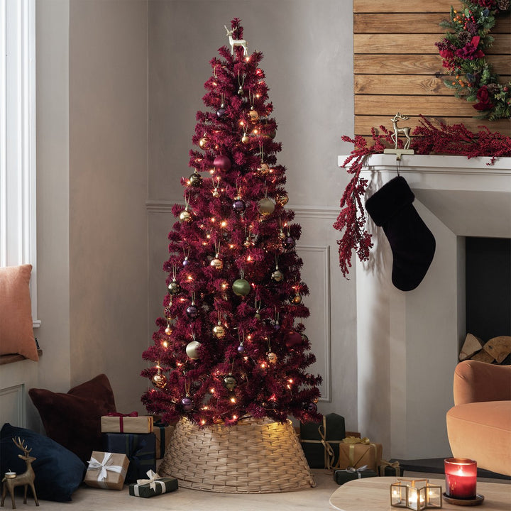 Habitat 6ft Christmas Tree - Burgundy