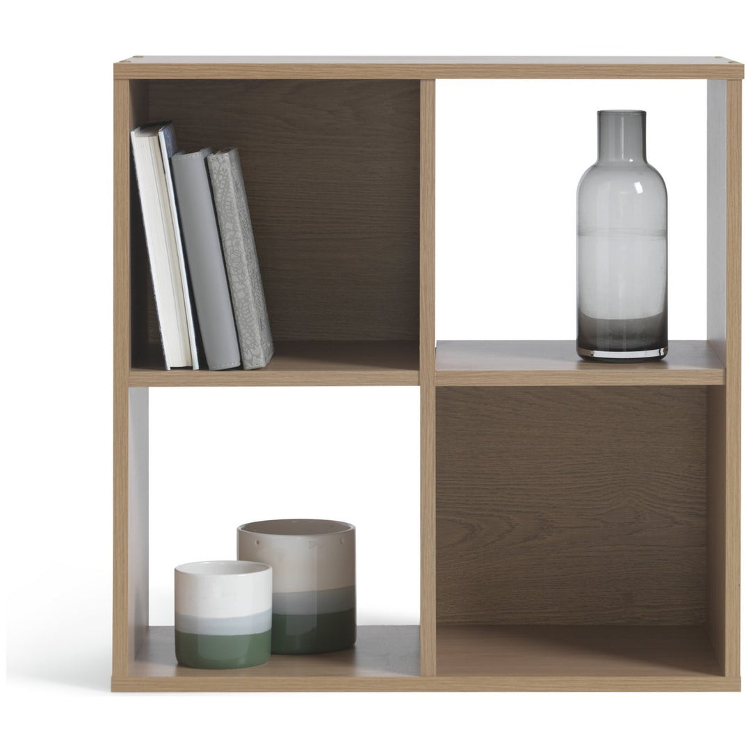 Home Squares 4 Cube Storage Unit - Oak Effect