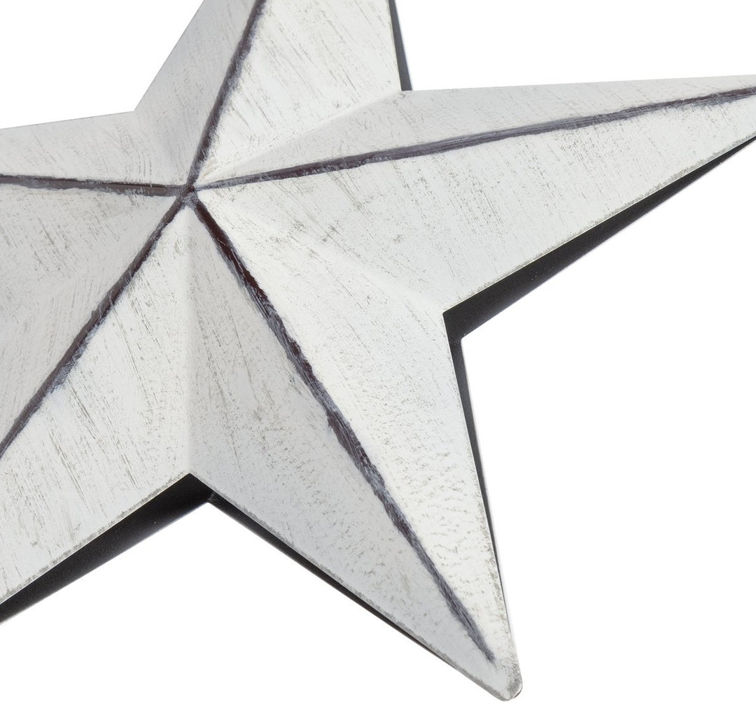 Habitat Metal Star Christmas Tree Topper - White