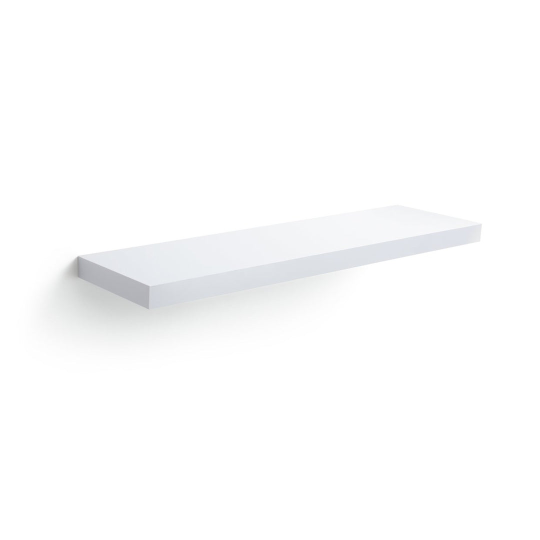 Habitat Jak 80cm Floating Shelf - High White Gloss