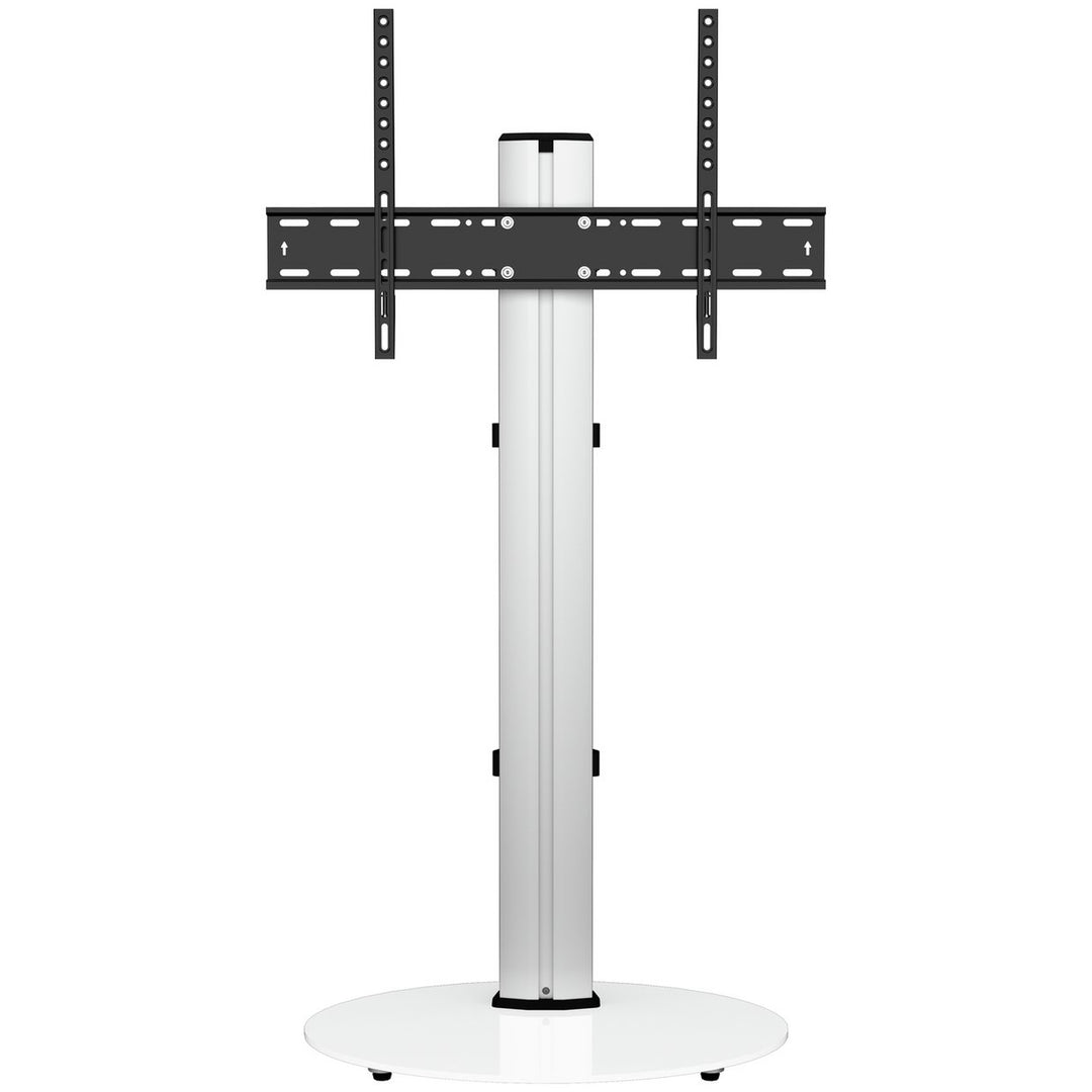 AVF Up to 55 Inch TV Stand - Silver And White