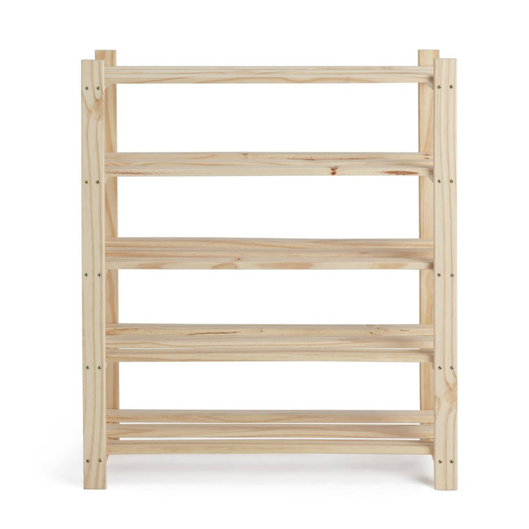 Home Karee 5 Shelf Shoe Storage Rack - Pine