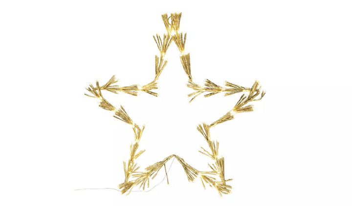 Home Iron Frame Star Shaped Christmas Light