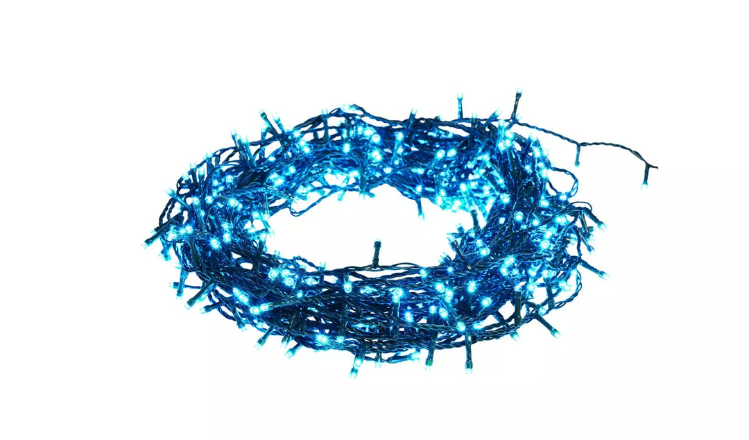 Home 240 Turquoise LED Christmas Tree Lights