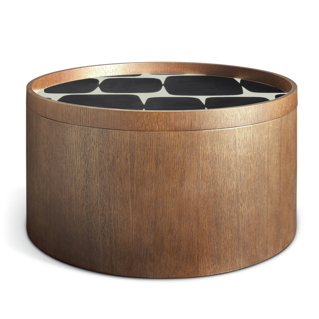 Habitat x Scion Esala Round Coffee Table - Walnut Stain