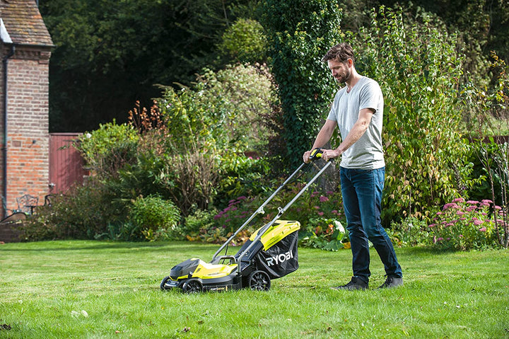 Ryobi RLM18X33B50LT23A 18V ONE+™ Cordless 33cm Lawnmower & 23cm Grass Trimmer (1 x 5.0Ah) 