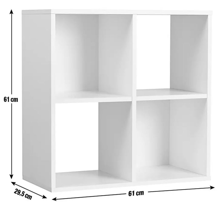 Home Squares 4 Cube Storage Unit - White