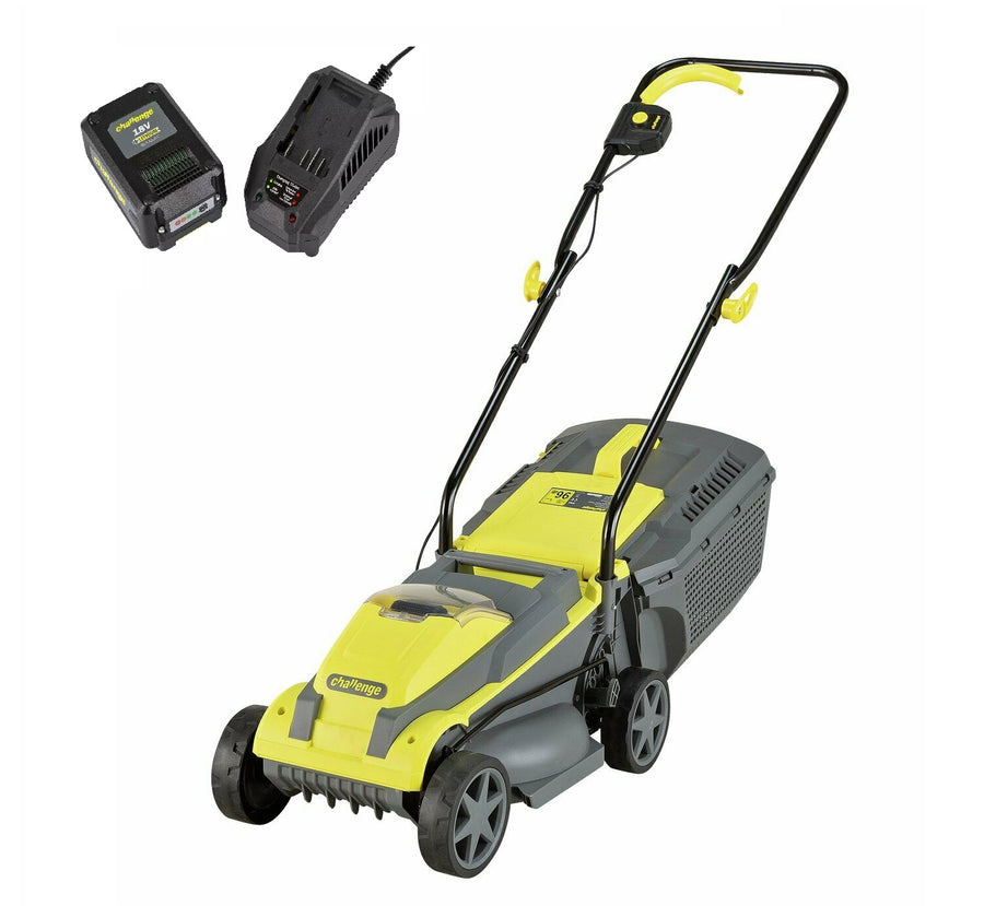 Challenge CH18V2 31cm Cordless Rotary Lawnmower - 18V