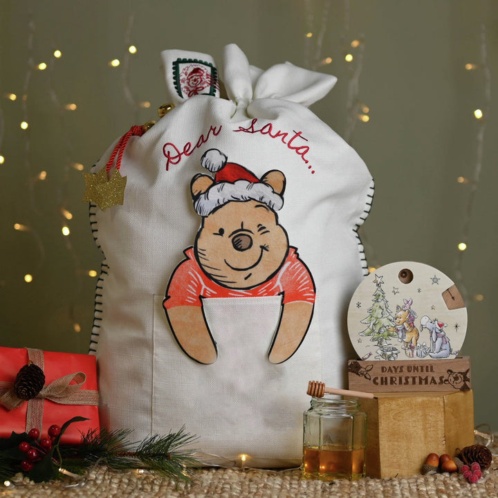 Disney Red and White Winnie The Pooh Christmas Sack